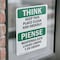 Signmission Safety Culture Sign, 5 in Width, Vinyl Decal, Rectangle, Bilingual OS-2PACK-TS-D-57-L-11839 - alternate 3
